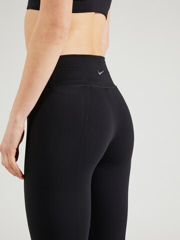 NIKE Skinny Sporthose 'One' in Schwarz