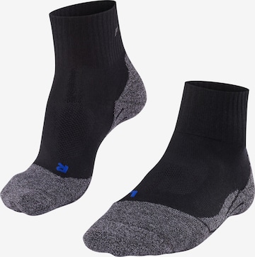 FALKE Athletic Socks 'TK2 Explore Cool Short' in Black: front
