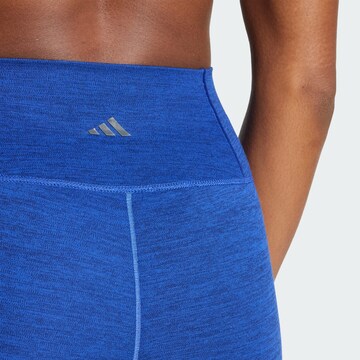 ADIDAS PERFORMANCE Skinny Workout Pants 'All Me' in Blue