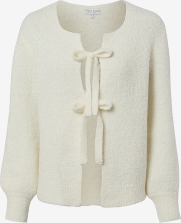Cardigan Marie Lund en blanc : devant