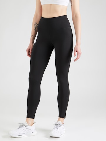 ADIDAS PERFORMANCE Skinny Sportovní kalhoty 'Adizero' – černá: přední strana