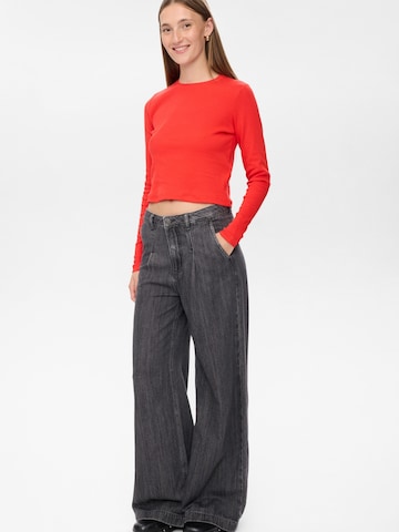 Wide Leg Jean 'NUSEOUL' NÜMPH en gris