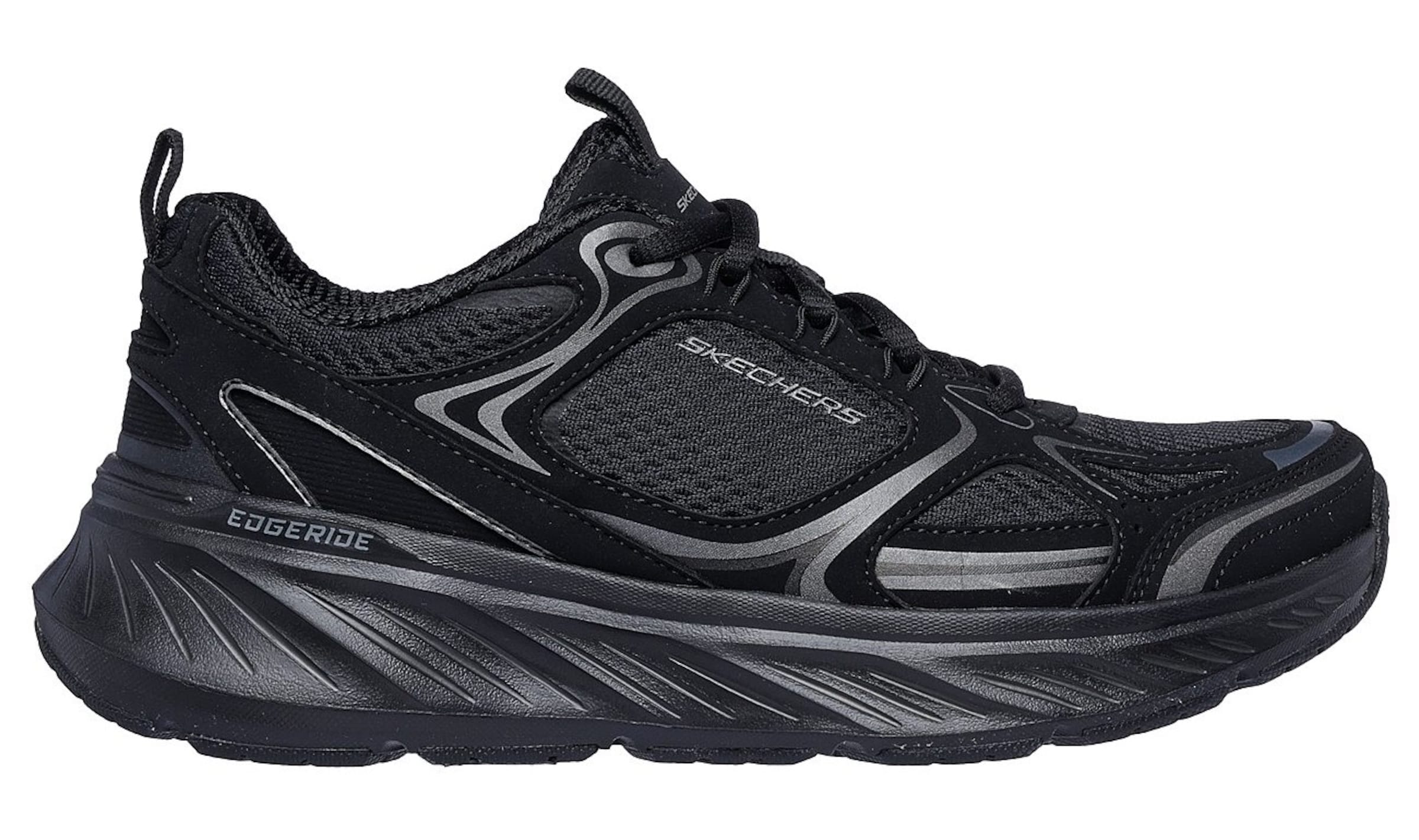 SKECHERS - Sapatilhas baixas 'Edgeride' em preto: frente