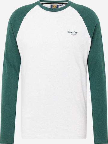Superdry Shirt 'Essential' in Grijs: voorkant