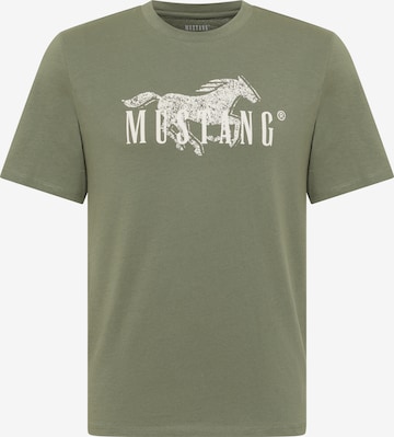 MUSTANG Shirt 'Style Austin' in Grün: Vorderseite