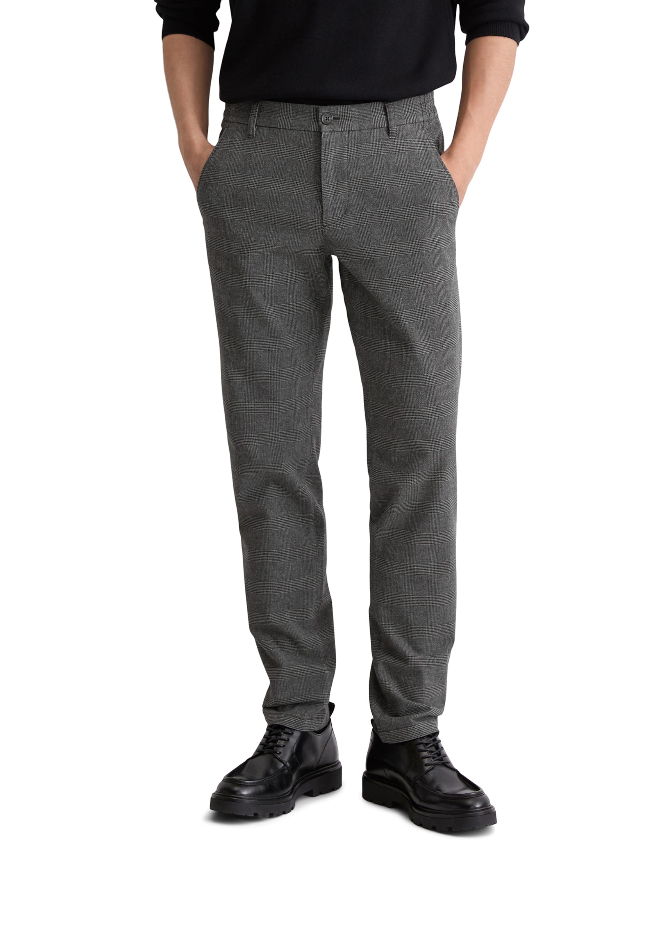 Regular Pantalon chino Marc O'Polo en gris : devant