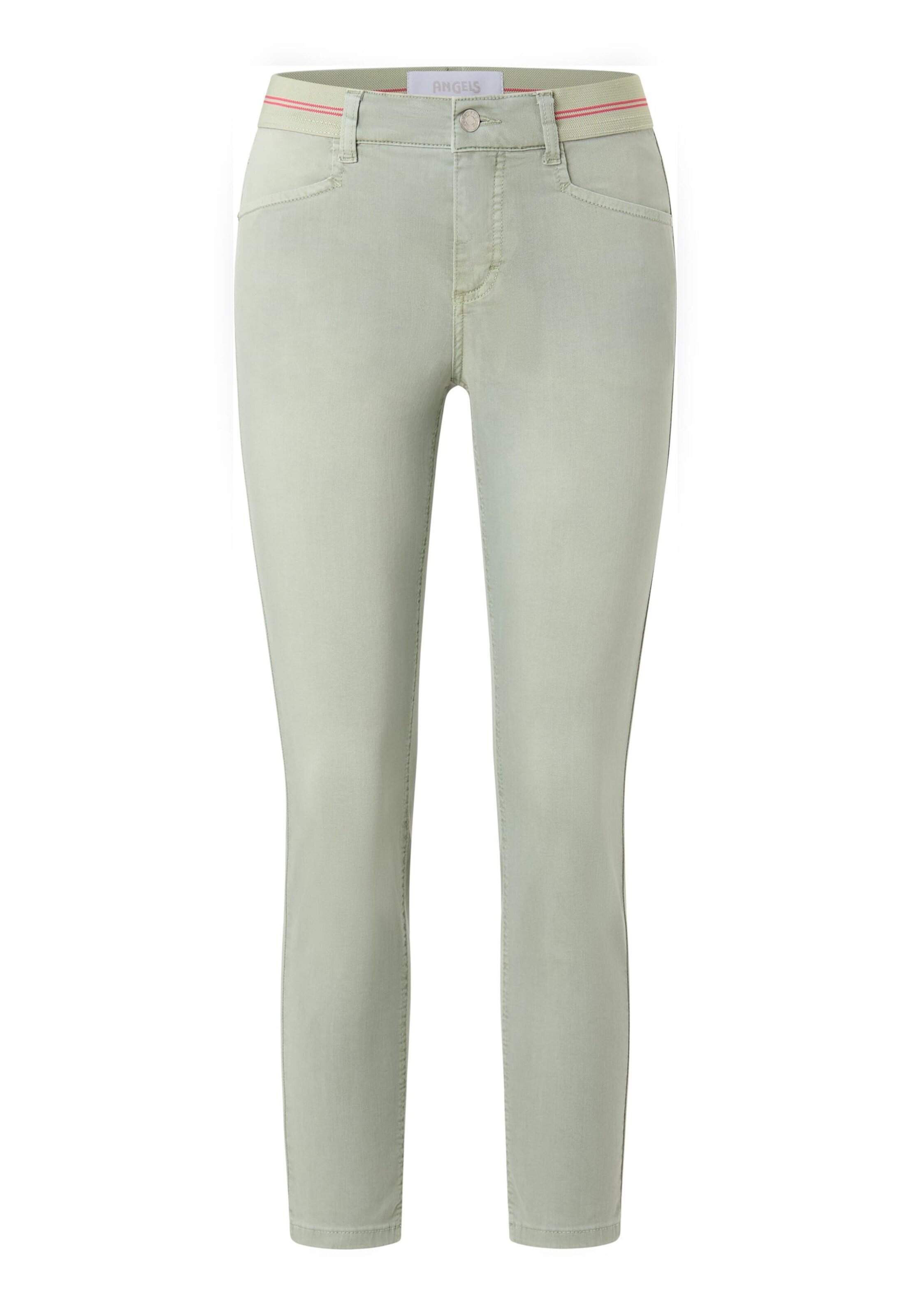 Angels Slimfit Jeans 'Ornella' in Groen: voorkant