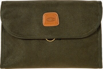 Bric's Toiletry Bag in Green: front