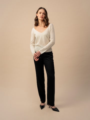 Anse Victorin Sweater 'Odette' in Beige