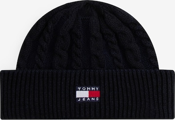 Tommy JeansKapa 'HERITAGE' - crna boja: prednji dio