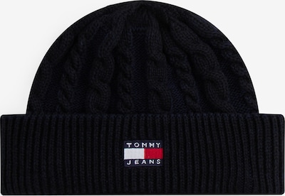 Megzta kepurė 'HERITAGE' iš Tommy Jeans, spalva – tamsiai mėlyna / raudona / juoda / balta, Prekių apžvalga
