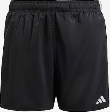 ADIDAS SPORTSWEAR - Moda de baño deportiva '3-Stripes Swim Shorts' en negro: frente