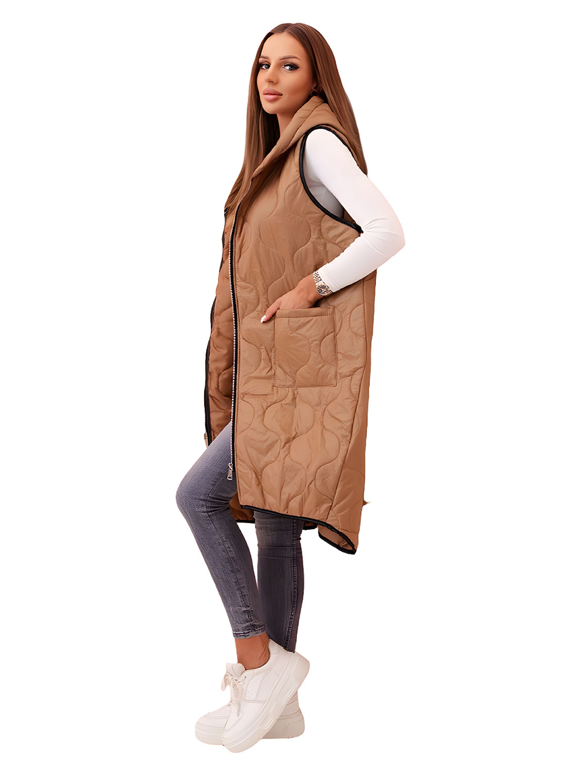 Lumera Tussenjas in Beige: voorkant