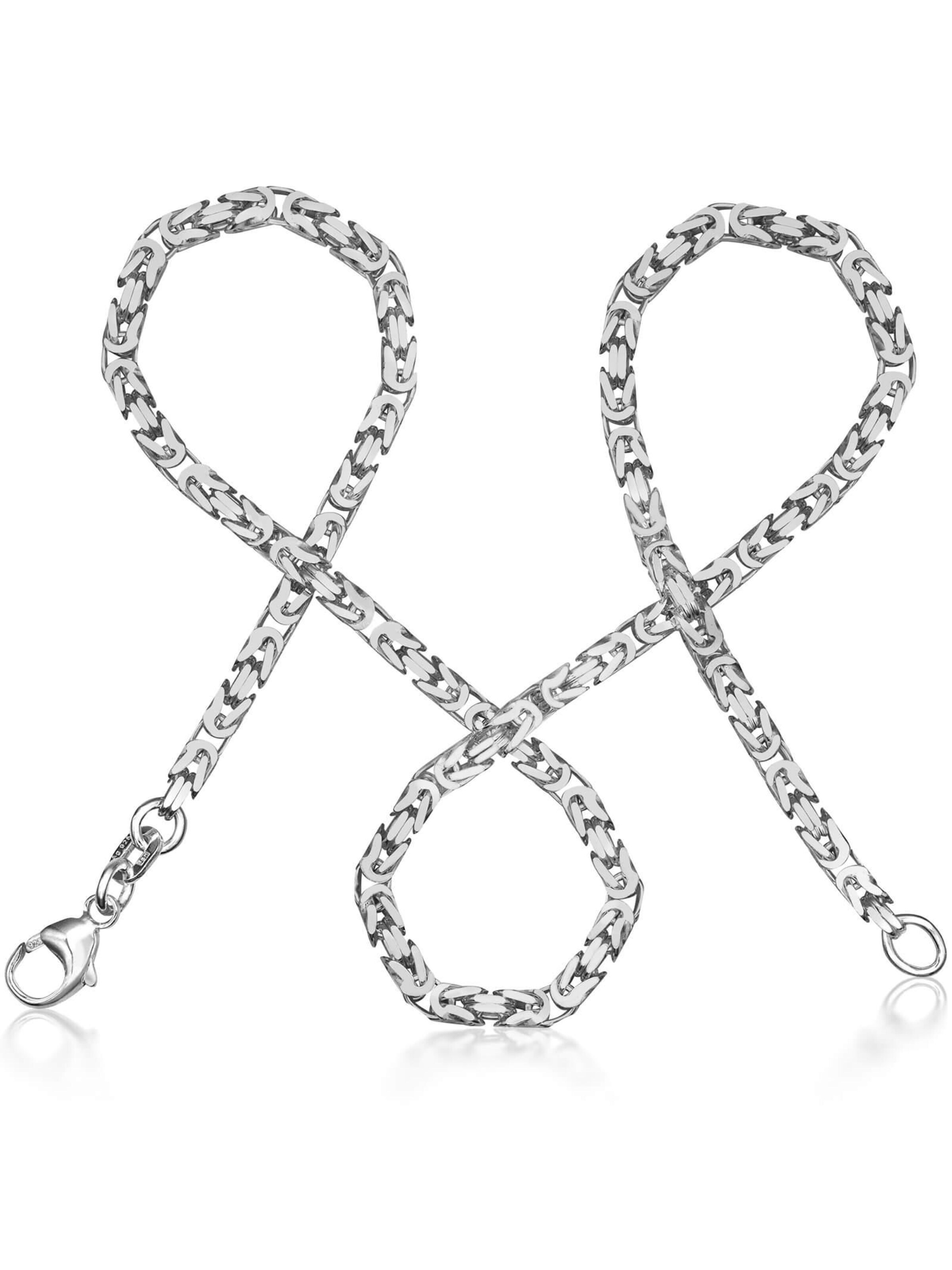 modabilé Necklace 'ROYAL' in Silver: front