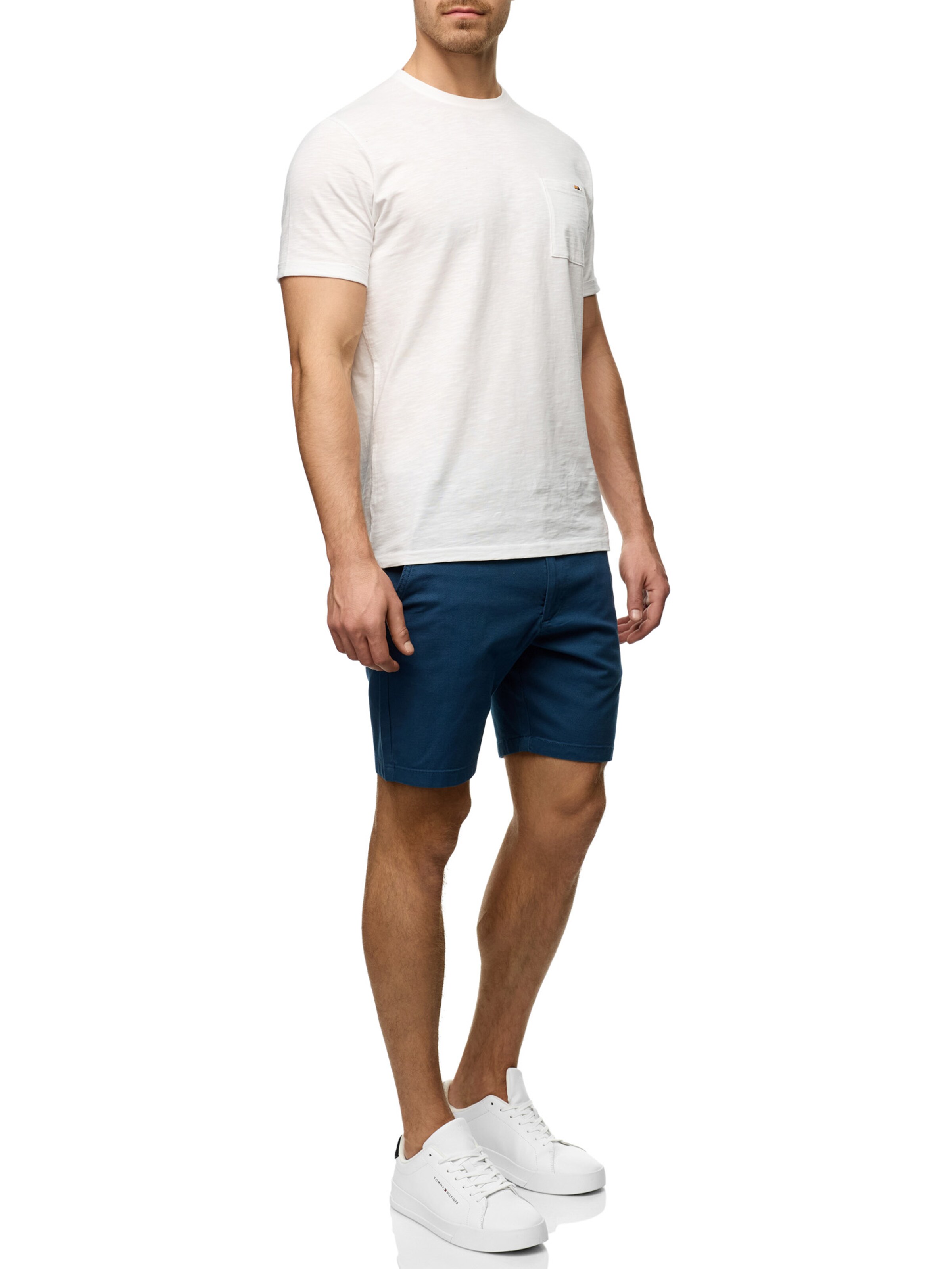 INDICODE JEANS Regular Chino Pants in Blue