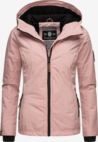 Veste mi-saison 'Brombeere' MARIKOO en rose : devant