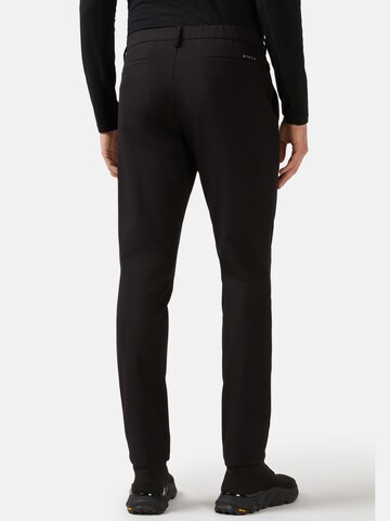 Boggi Milano Regular Pleat-front trousers 'Roberto' in Black