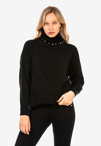 CIPO & BAXX Sweater in Black: front