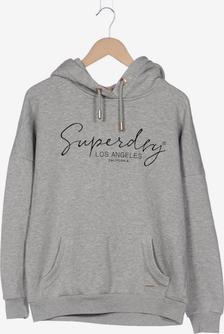 Superdry Sweatshirt & Zip-Up Hoodie in M in Grey: front