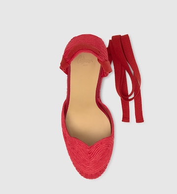 raudona Castañer Espadrilės 'Cacia'