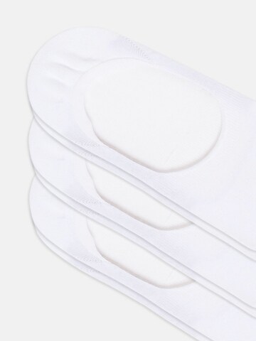 DillySocks Ankle Socks in White
