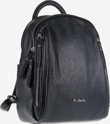 PIERRE CARDIN Backpack in Black: front