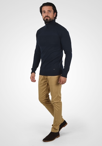 INDICODE JEANS Rollkragenpullover 'Ernetto' in Blau