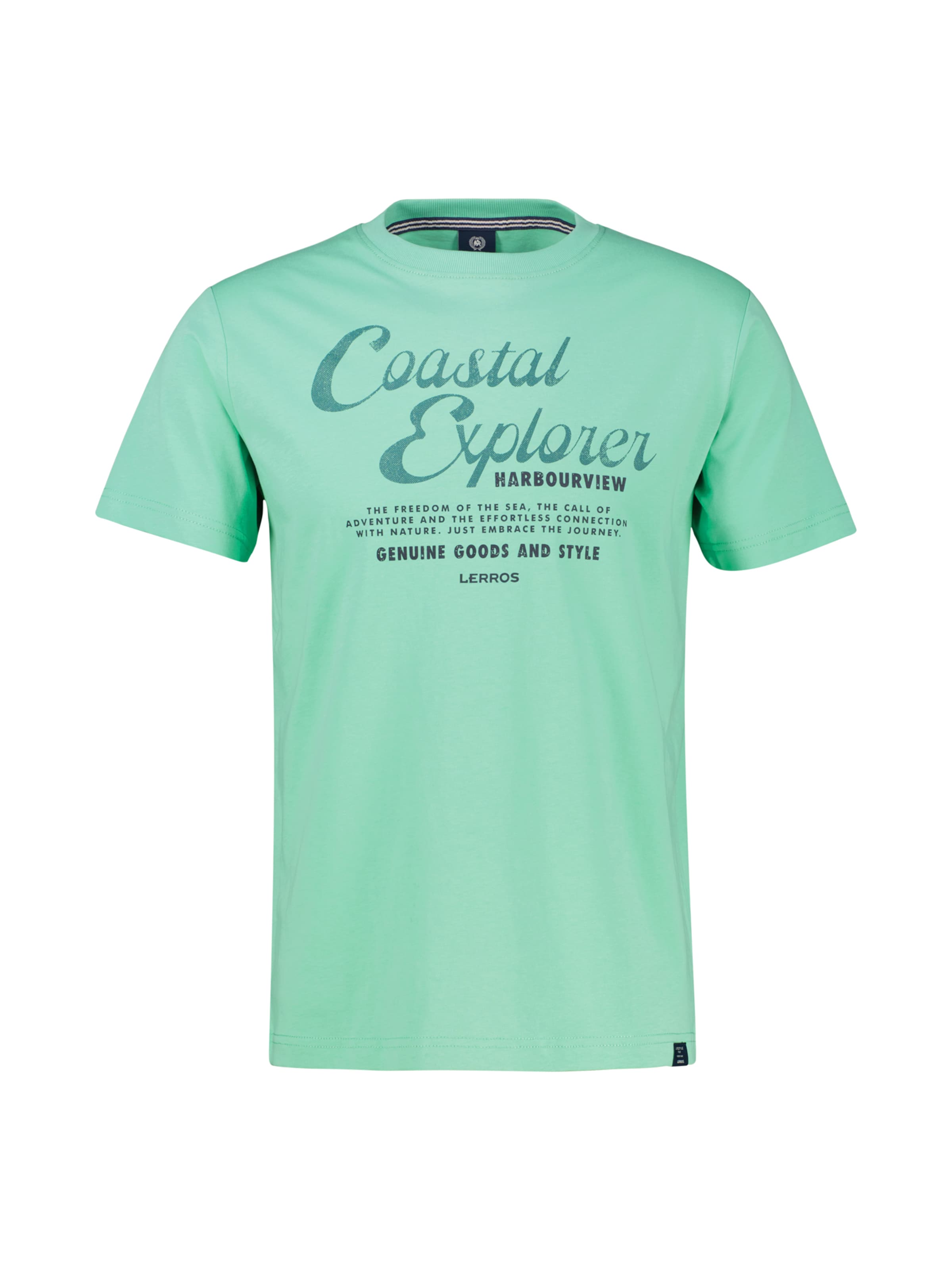 T-Shirt LERROS en vert : devant