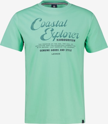 T-Shirt LERROS en vert : devant