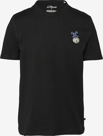 T-Shirt s.Oliver en noir : devant