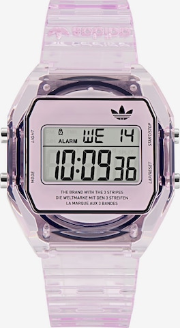 ADIDAS ORIGINALS Digitaal horloge in Roze: voorkant