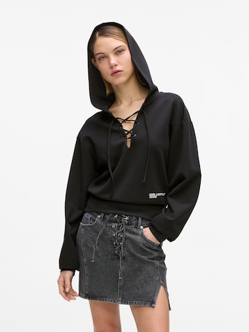 KARL LAGERFELD JEANS Mikina – černá: přední strana