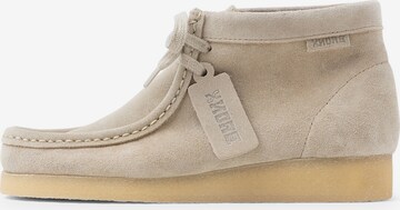 BRONX Lace-Up Shoes ' Wonde-Ry ' in Beige: front