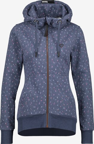 Alife and Kickin Sweatjacke 'YasminAK' in Blau: predná strana