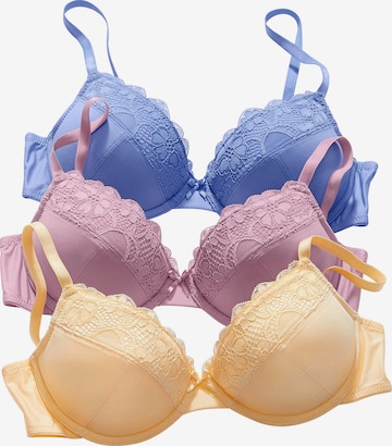 PETITE FLEUR Push-up Bra in Mixed colors: front