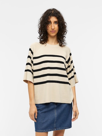 Pull-over 'ESTER' OBJECT en beige : devant