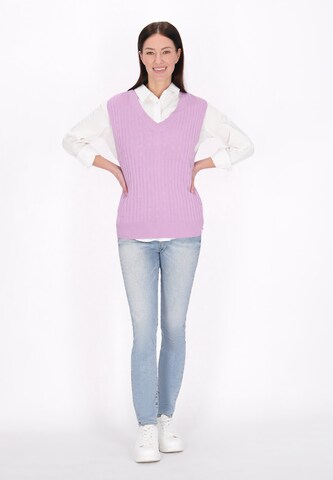 usha BLUE LABEL Gebreide bodywarmer in Lila