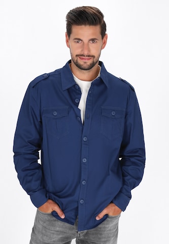 DreiMaster Vintage - Regular Fit Camisa em azul: frente