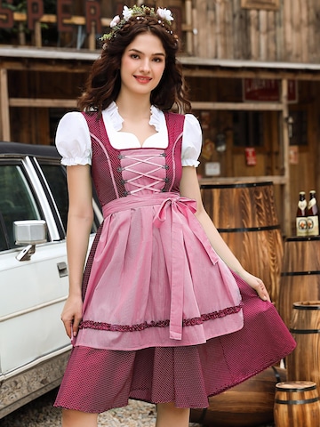 Yesfashion Dirndl w kolorze czerwony