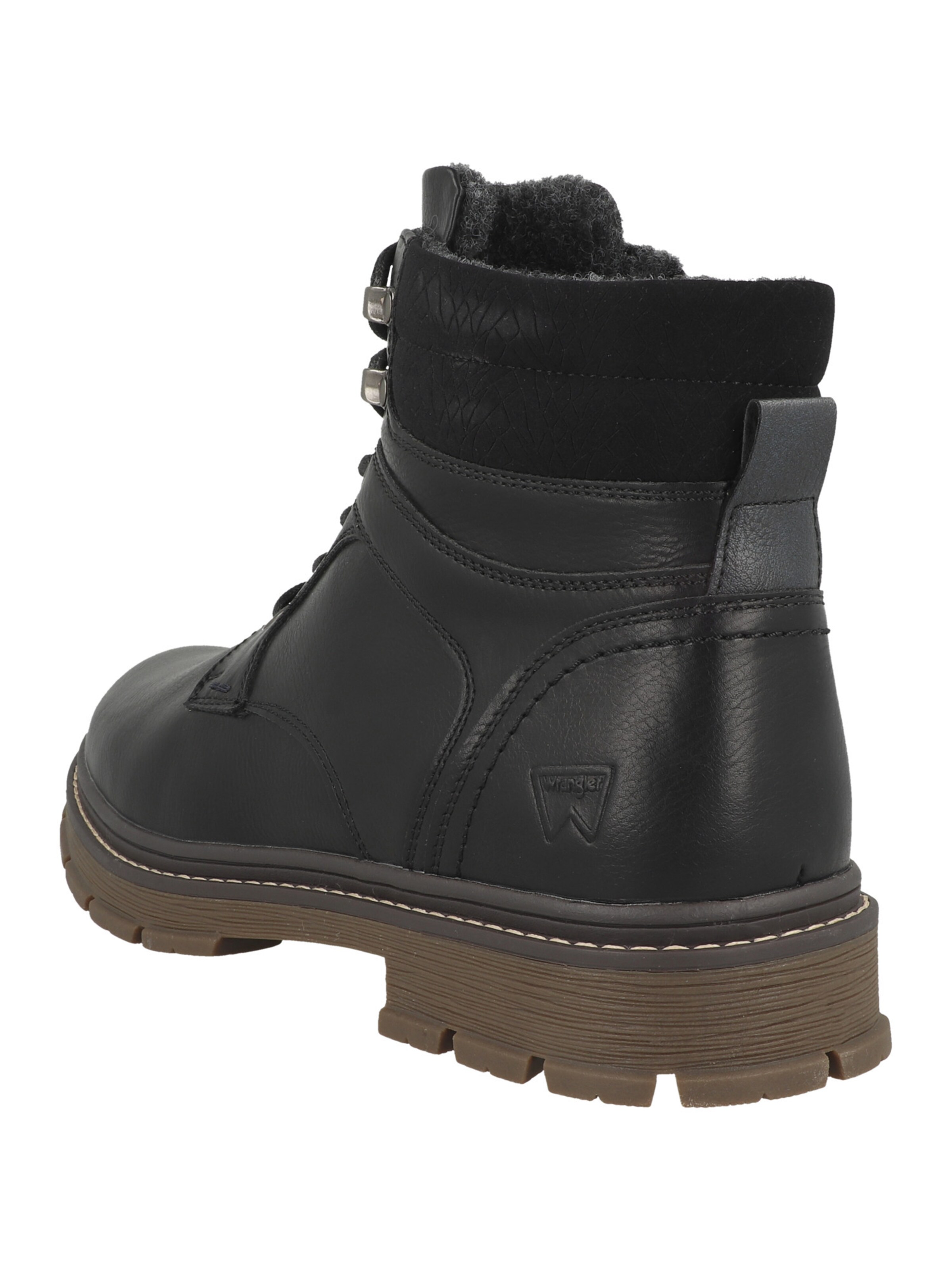 WRANGLER Lace-up boots ' Morgan ' in Black