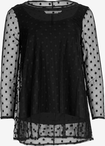 HELMIDGE Blouse in Black: front