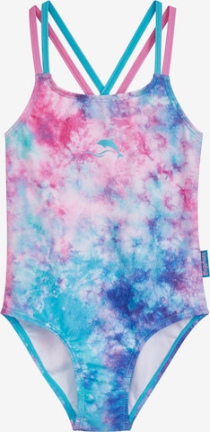 PLAYSHOES Uimapuku värissä vihreä: etupuoli