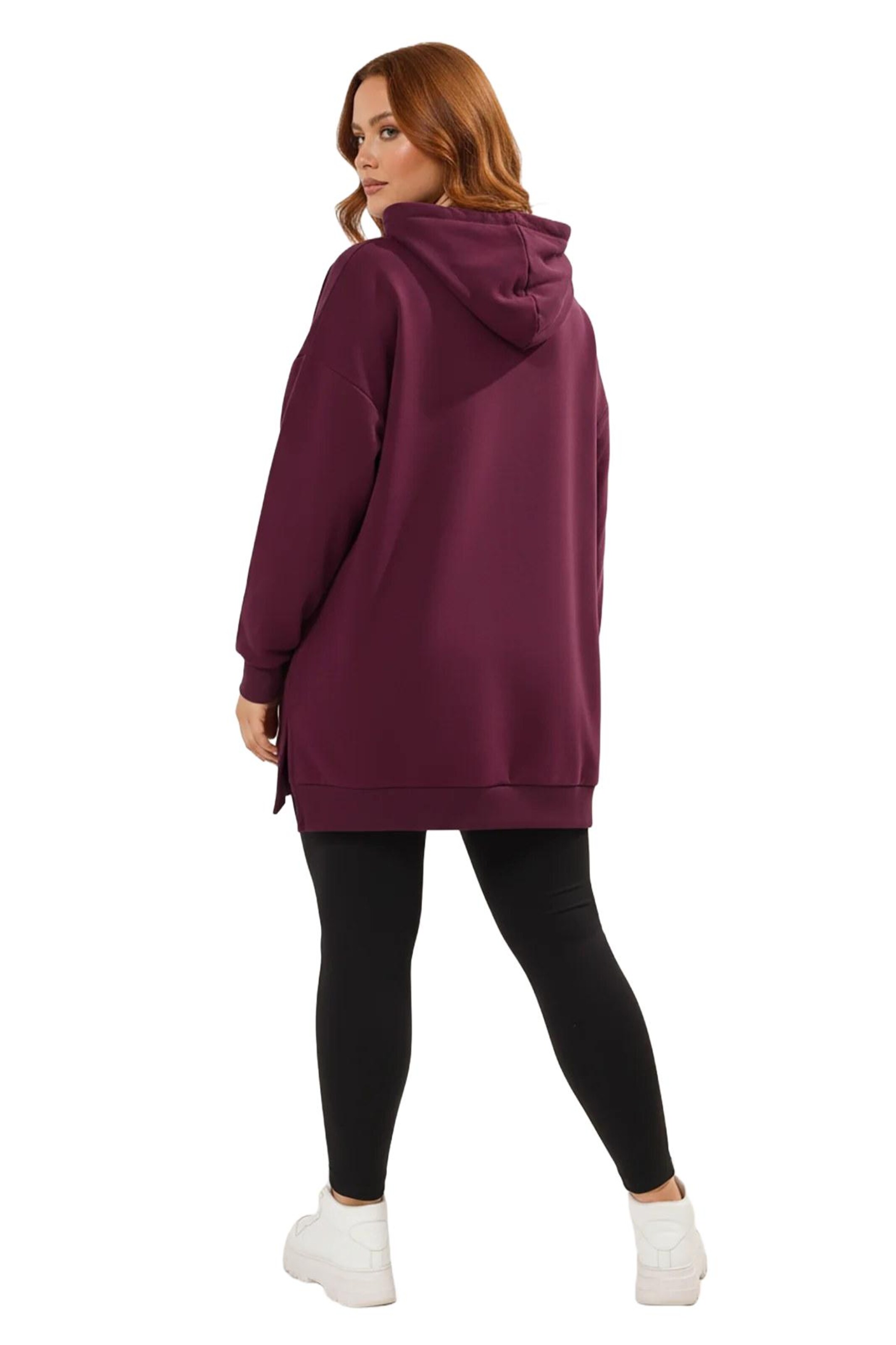 Shape Of You Sweatshirt in Rot