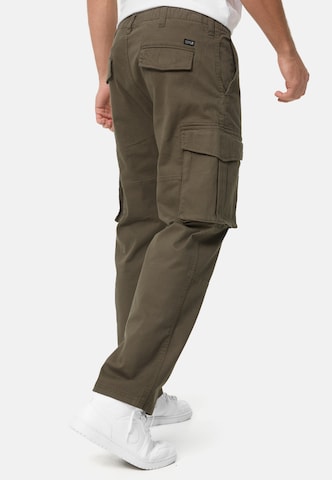Regular Pantalon cargo 'Mauricio ' INDICODE JEANS en vert