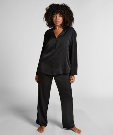 Hunkemöller Pyjamabroek in Zwart