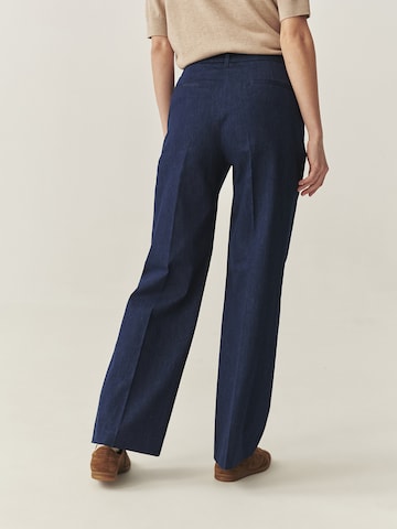 TATUUM Дънки Tapered Leg Панталон с ръб 'ZARIANA 3' в синьо