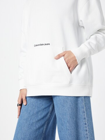 Calvin Klein Jeans Bluzka sportowa 'Institutional' w kolorze biały