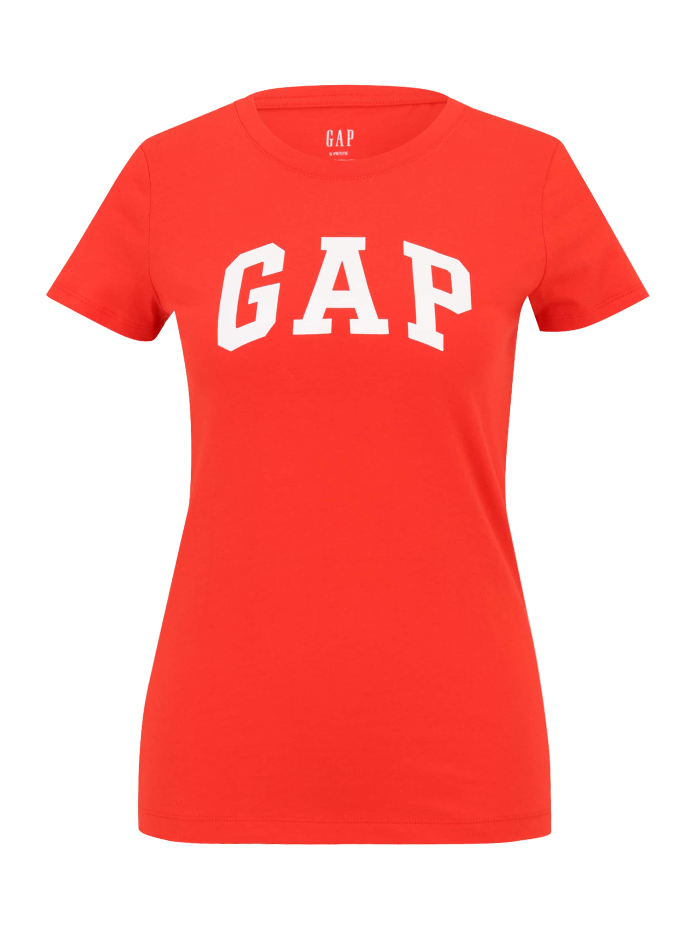 Gap Petite Majica 'CLASSIC' u crvena / bijela, Pregled proizvoda
