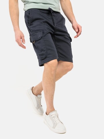 CAMEL ACTIVE Regular Elastische Cargo Shorts in Blau
