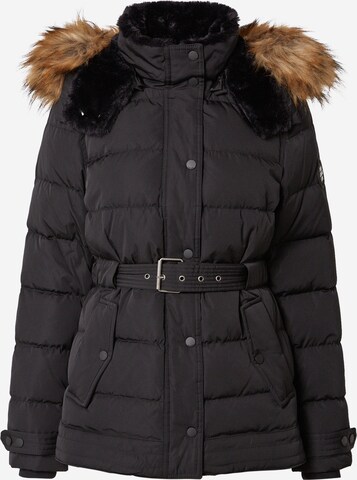 Pepe Jeans Winterjas in Zwart: voorkant